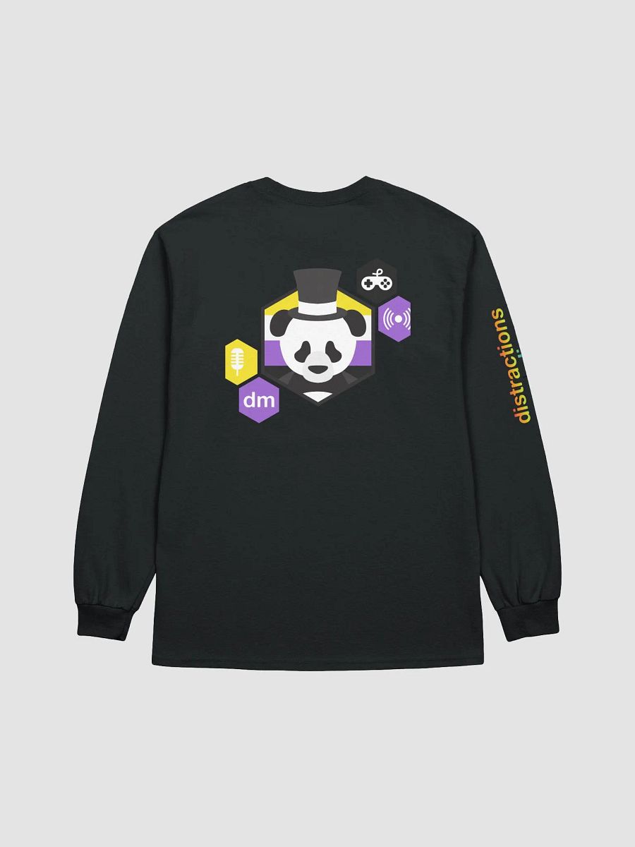 Get distracted long sleeve nonbinary pride product image (1)