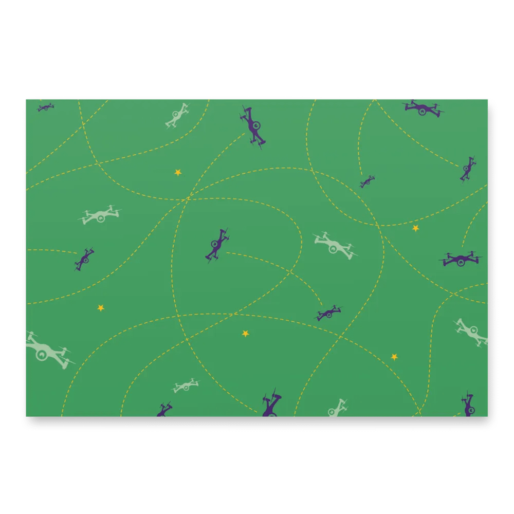 Flight Pattern Gift Wrapping Paper product image (3)