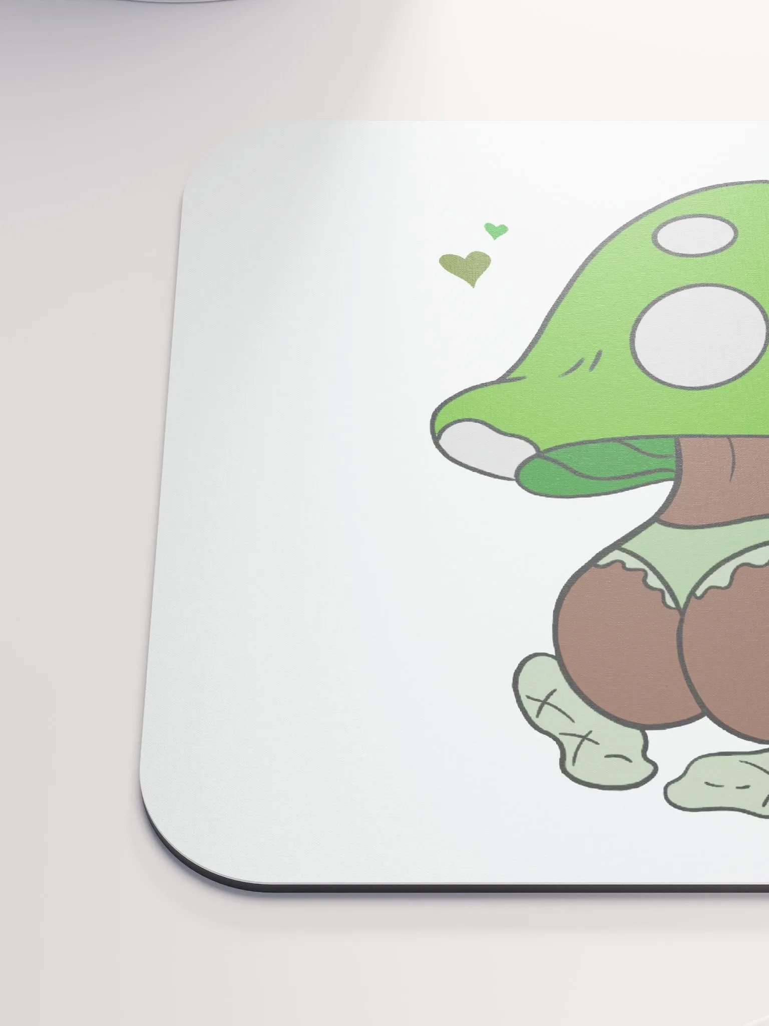 Mushroom baddie Desk Mat - Green product image (6)