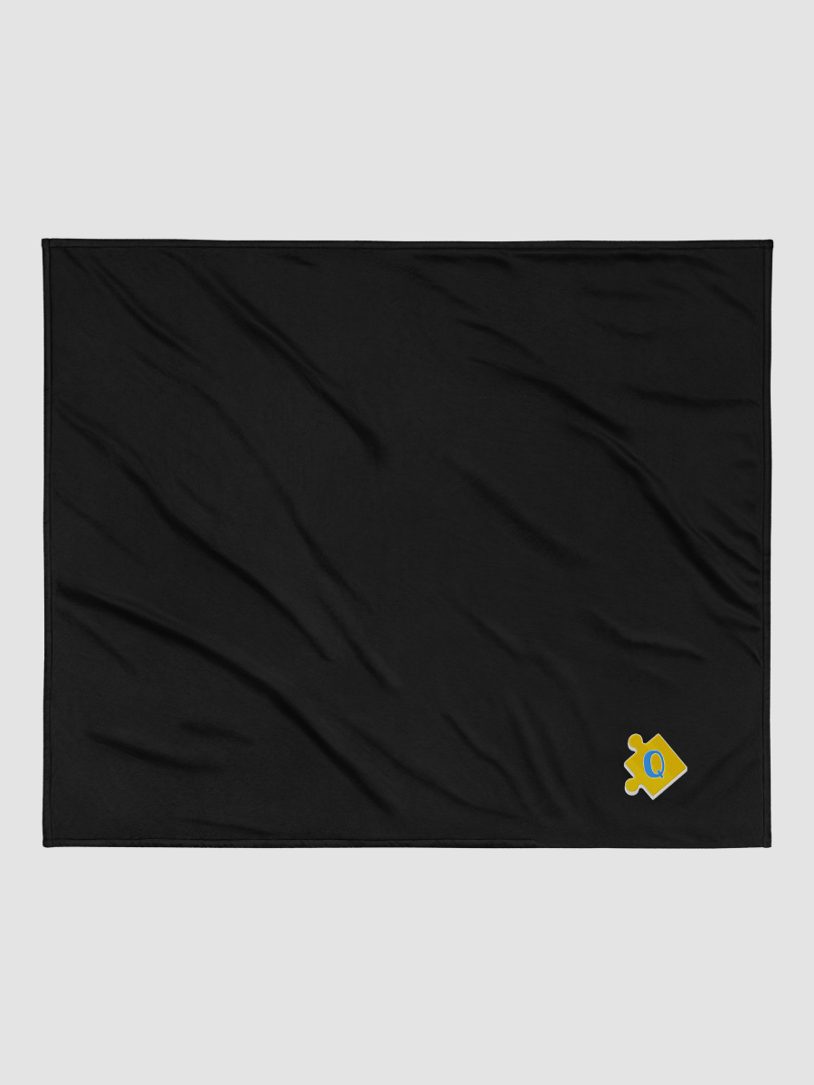 Monogram “Q” Embroidered Puzzle Blanket product image (3)
