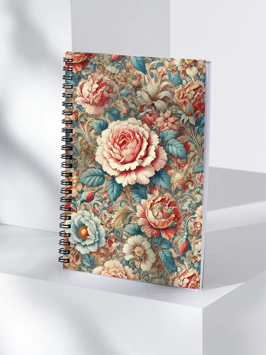 Royal Floral Spiral Notebook product image (4)