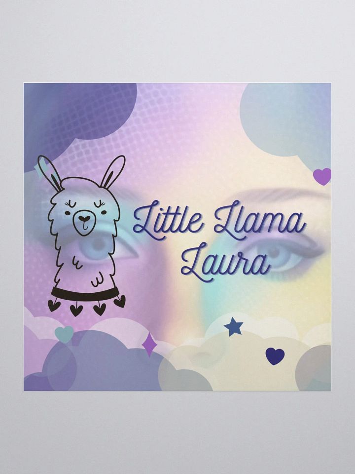 Llama colourful sticker product image (1)