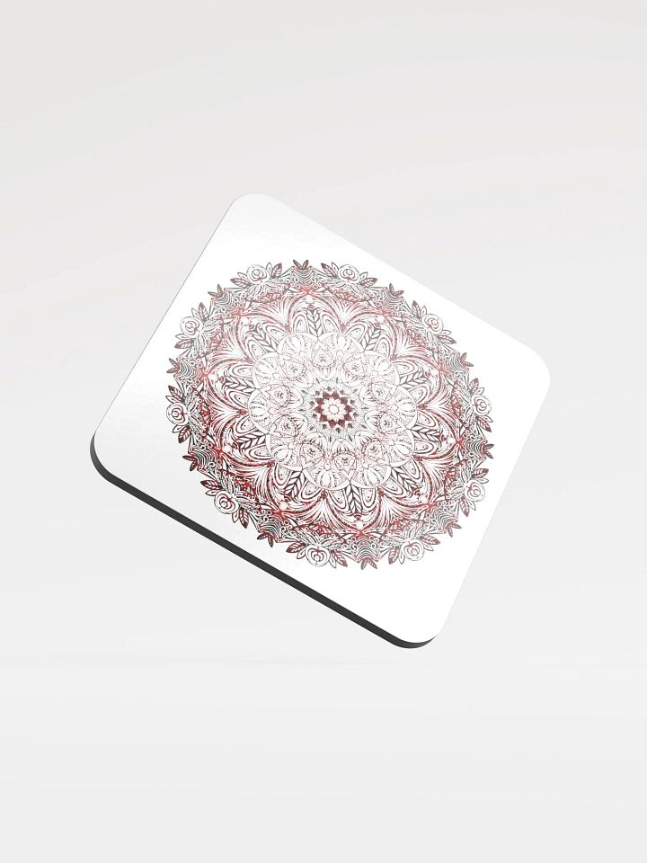Mandala Harmony Glossed Cork Coaster product image (1)