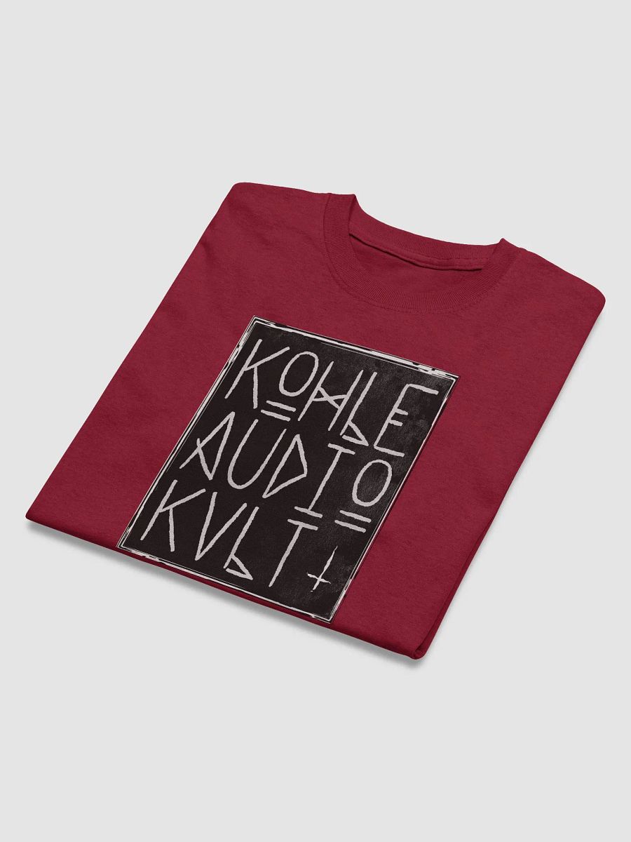 Kohle Audio Kult Logo Shirt Bloodred product image (3)