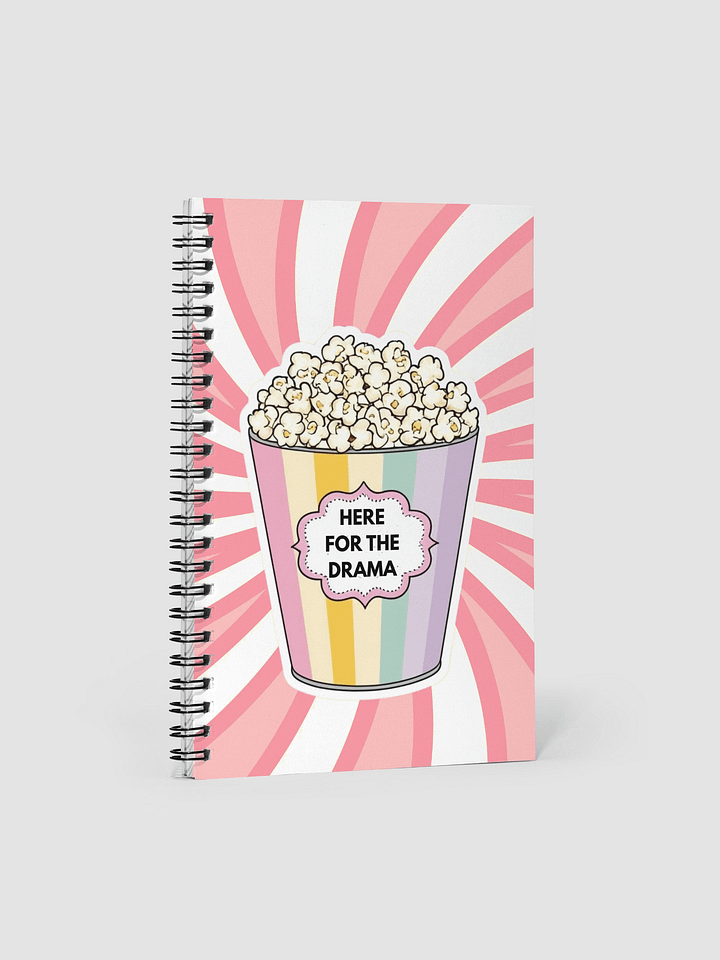 Here For The Drama Spiral Notebook product image (1)