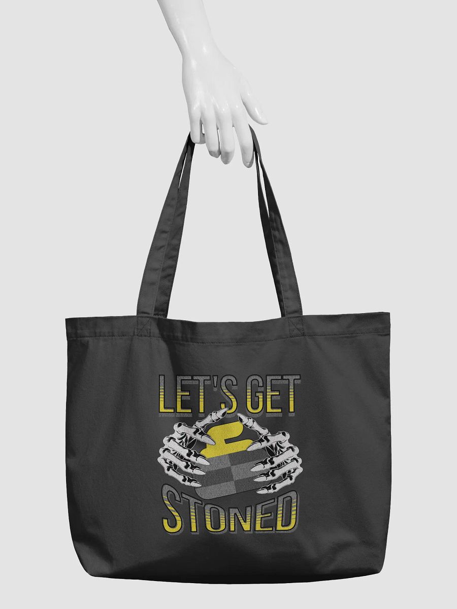 Lets Get Stoned Curling Skeletal Hands Eco Tote product image (3)
