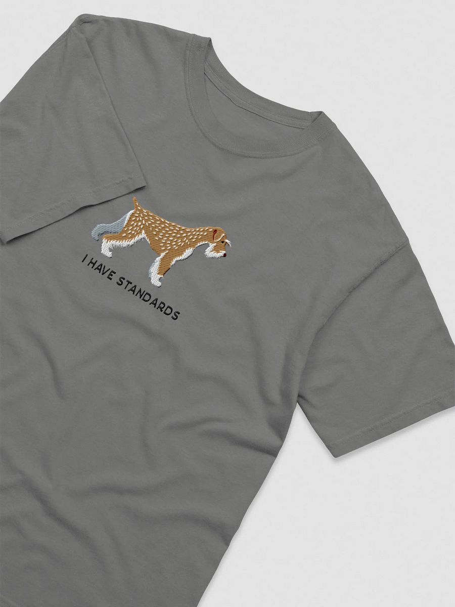I Have Standards T-Shirt(Embroidered) of a Standard Schnauzer(Wheaten) product image (15)