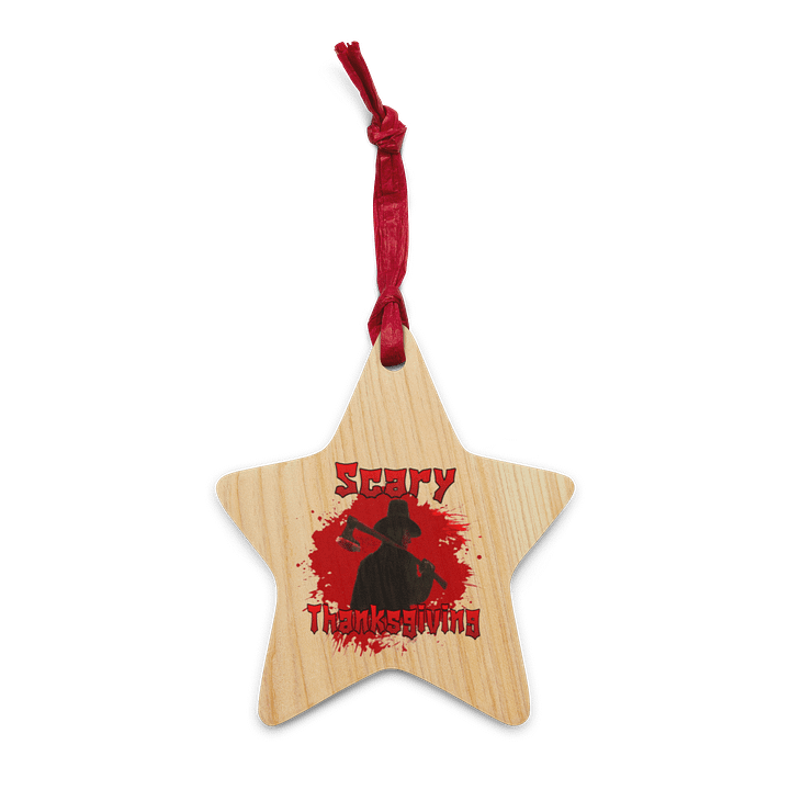 Spooky Thanksgiving Axe Wooden Ornaments product image (4)