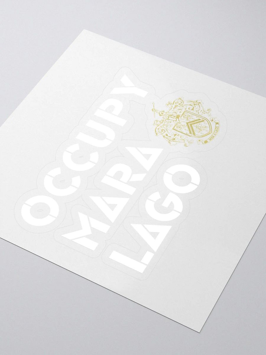 Ocupy Mar-a-lago sticker product image (3)