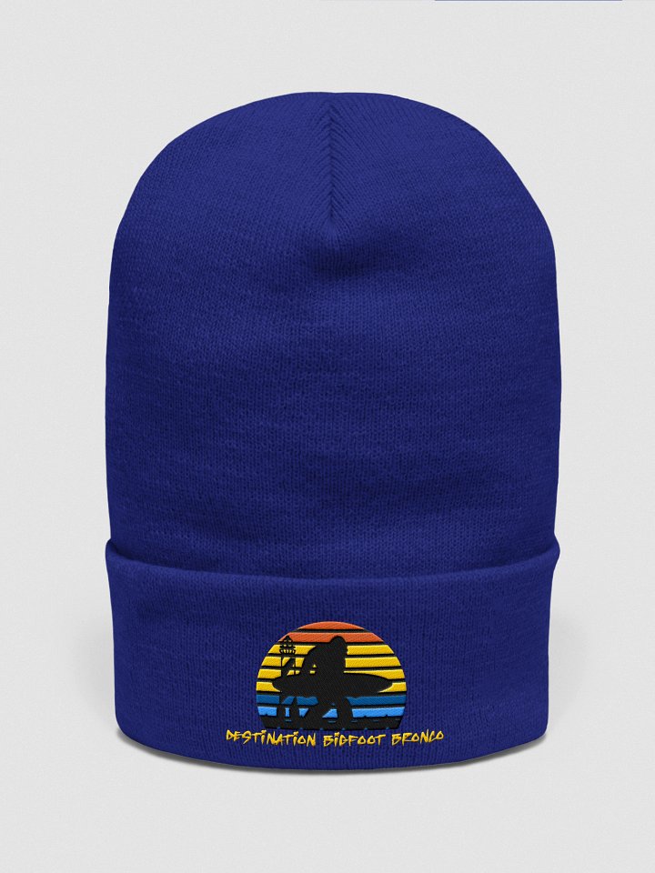 Classic Logo Blue Cuffed Beanie product image (1)