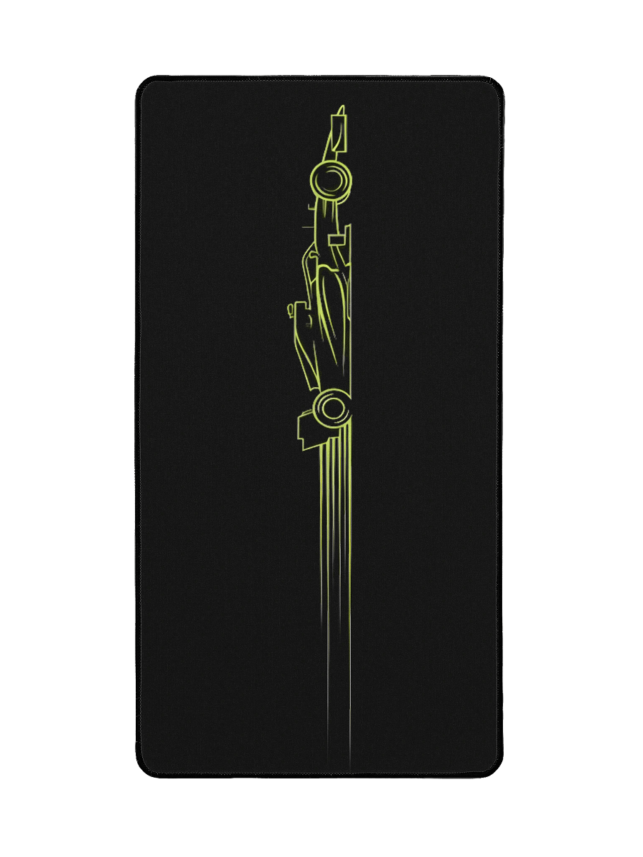 Formula 1 Car Line Art Desk Mat product image (2)