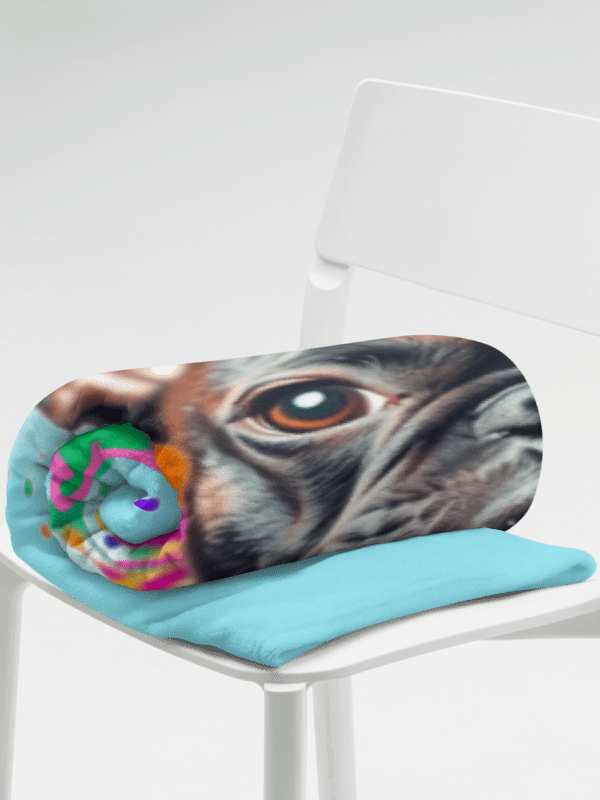 THROW BLANKET - FRENCH BULLDOG - DREAM BIG, SNORE LOUD product image (4)