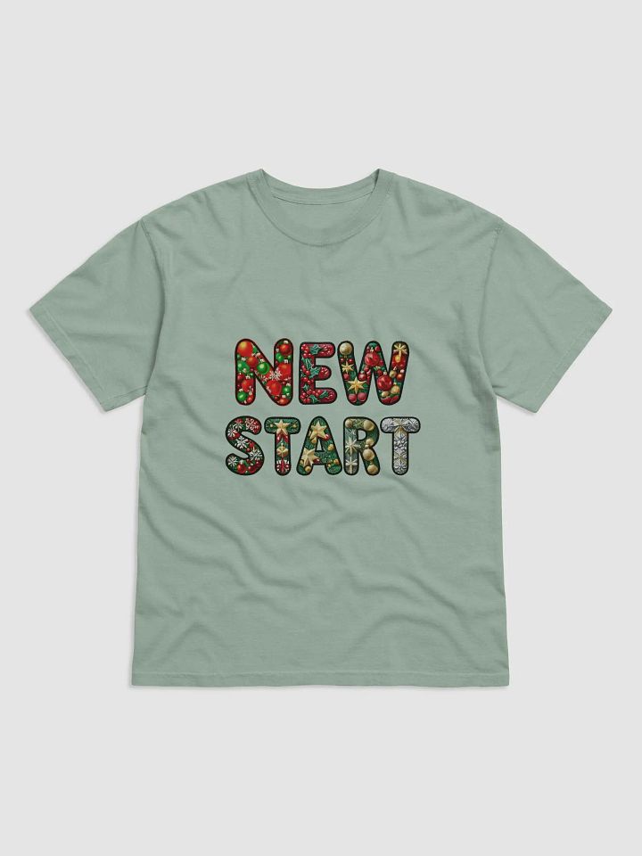 Festive Holiday 'NEW START' T-Shirt product image (2)