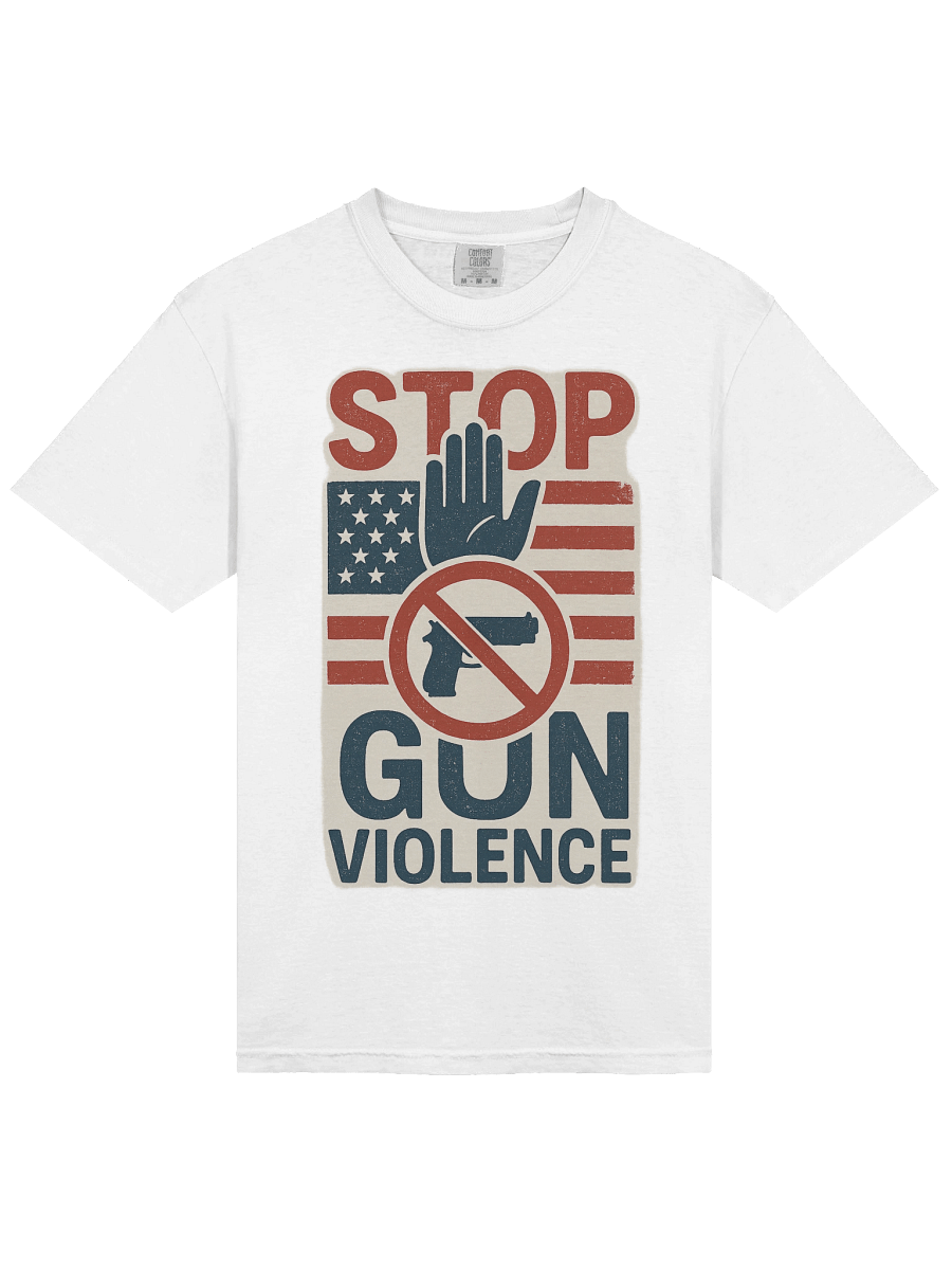 Stop Gun Violence Tee – Void Thread Edition product image (23)