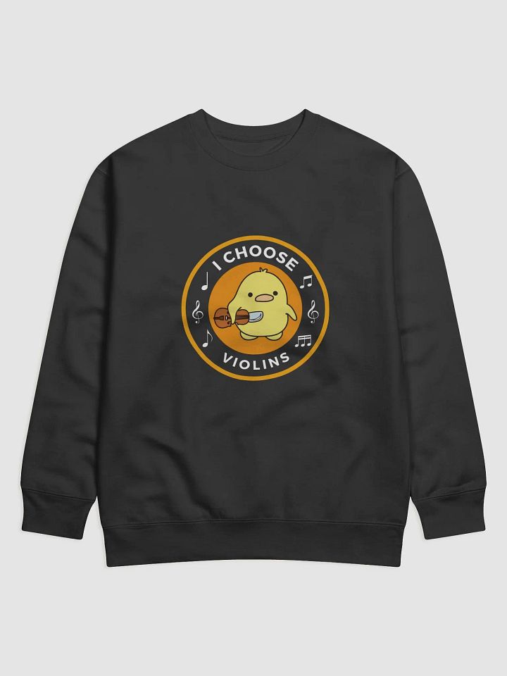 I choose violins Cotton Heritage Premium Sweatshirt product image (6)