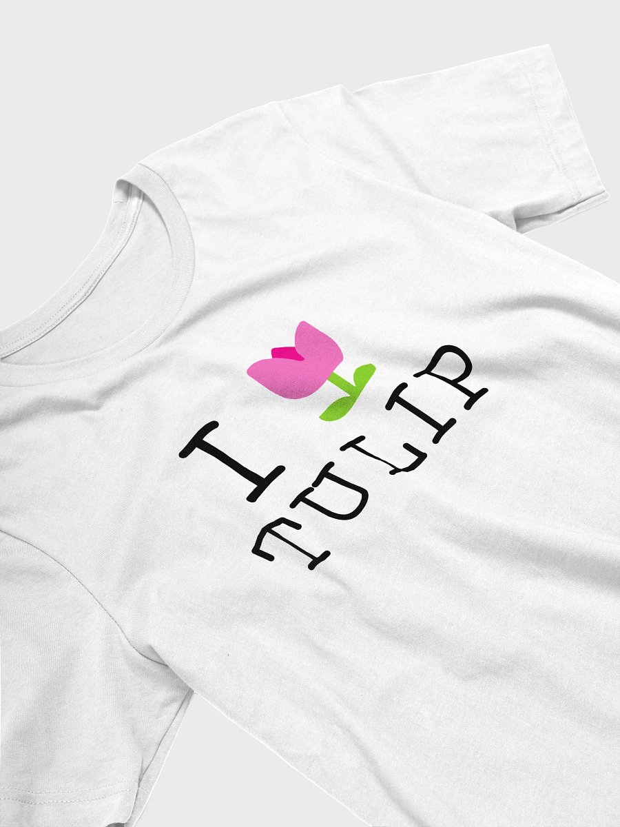 I 🌷 Tulip, Fundraiser Shirt (black letters) product image (48)