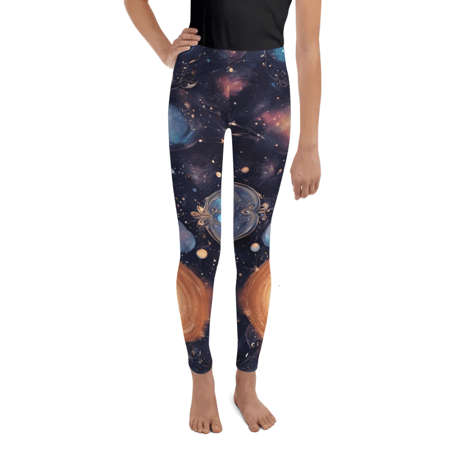 Cosmic Dreams Youth Leggings product image (8)