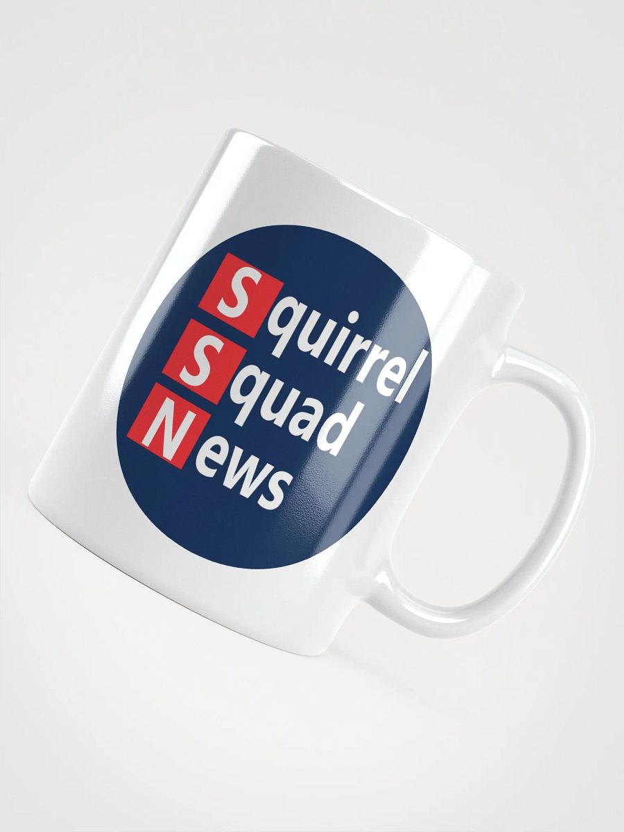 2D SSN Logo - White Glossy Mug Left Handed product image (1)