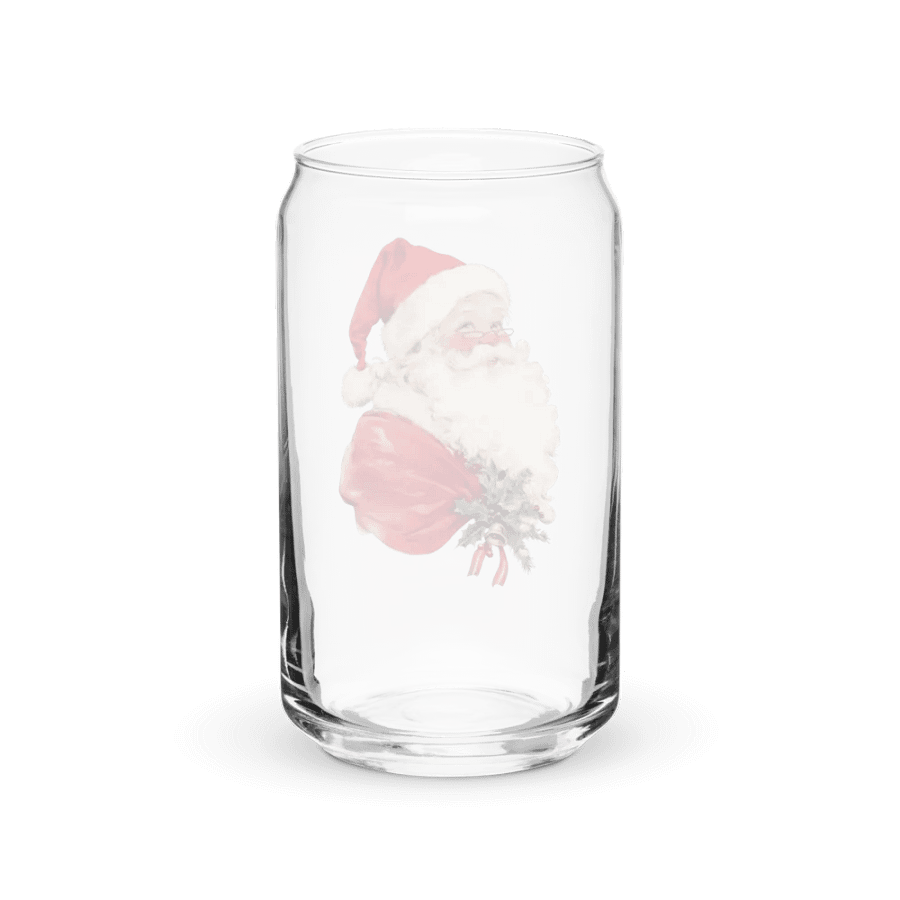 Jolly Santa Claus Can-Shaped Glass product image (6)