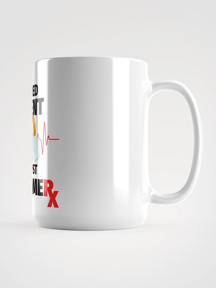 Cured Patient Lost Customer Black Font Mug product image (1)