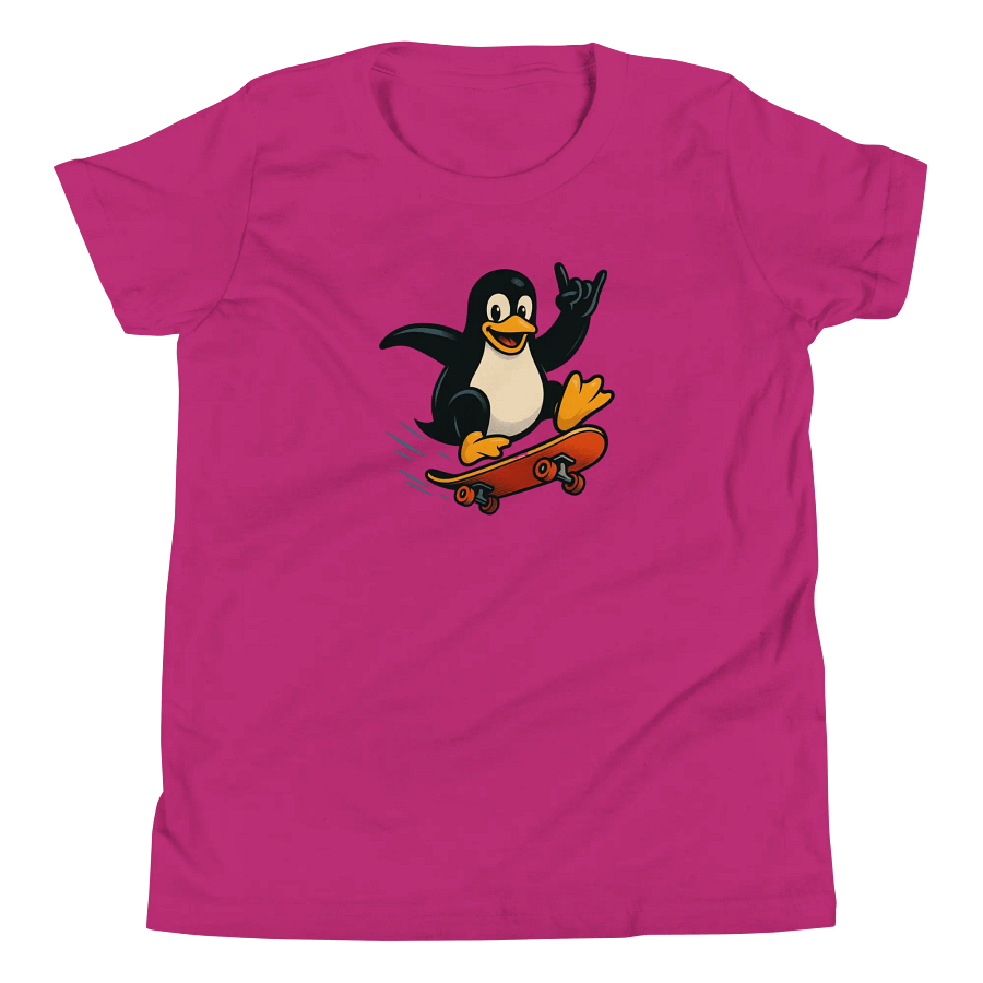 "Tux Skateboarder" Youth T-Shirt product image (4)
