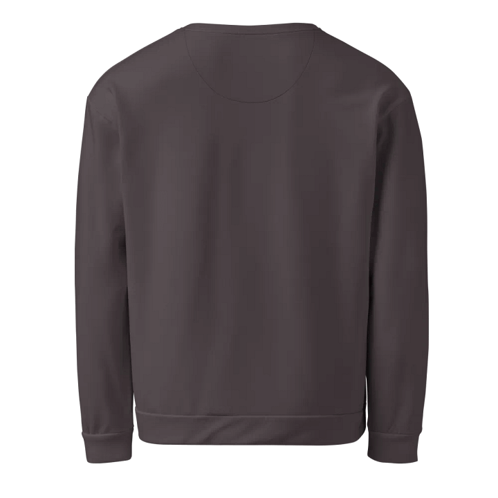 Plain Dark Brown True Summer Unisex Recycled Polyester Heavyweight Premium Sweatshirt by Treasure Pie product image (2)