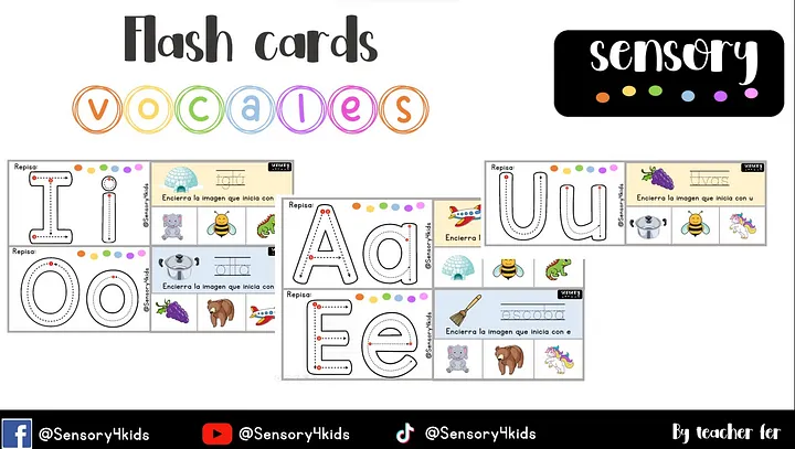 Flash cards vocales product image (1)