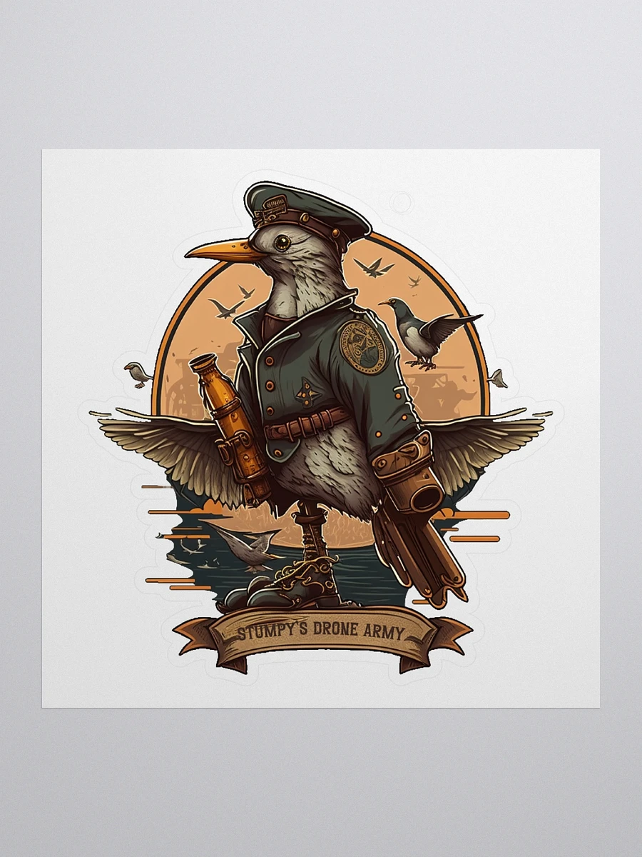 Stumpy's Drone Army Sticker product image (1)