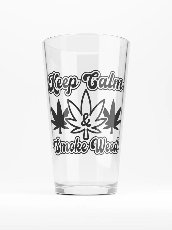 Keep Calm & Smoke Weed - Shaker Pint Glass product image (1)