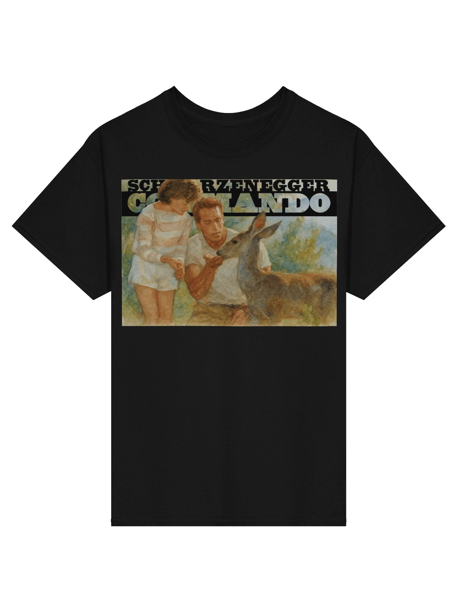 Commando inspired Feeding A Deer T-Shirt product image (1)