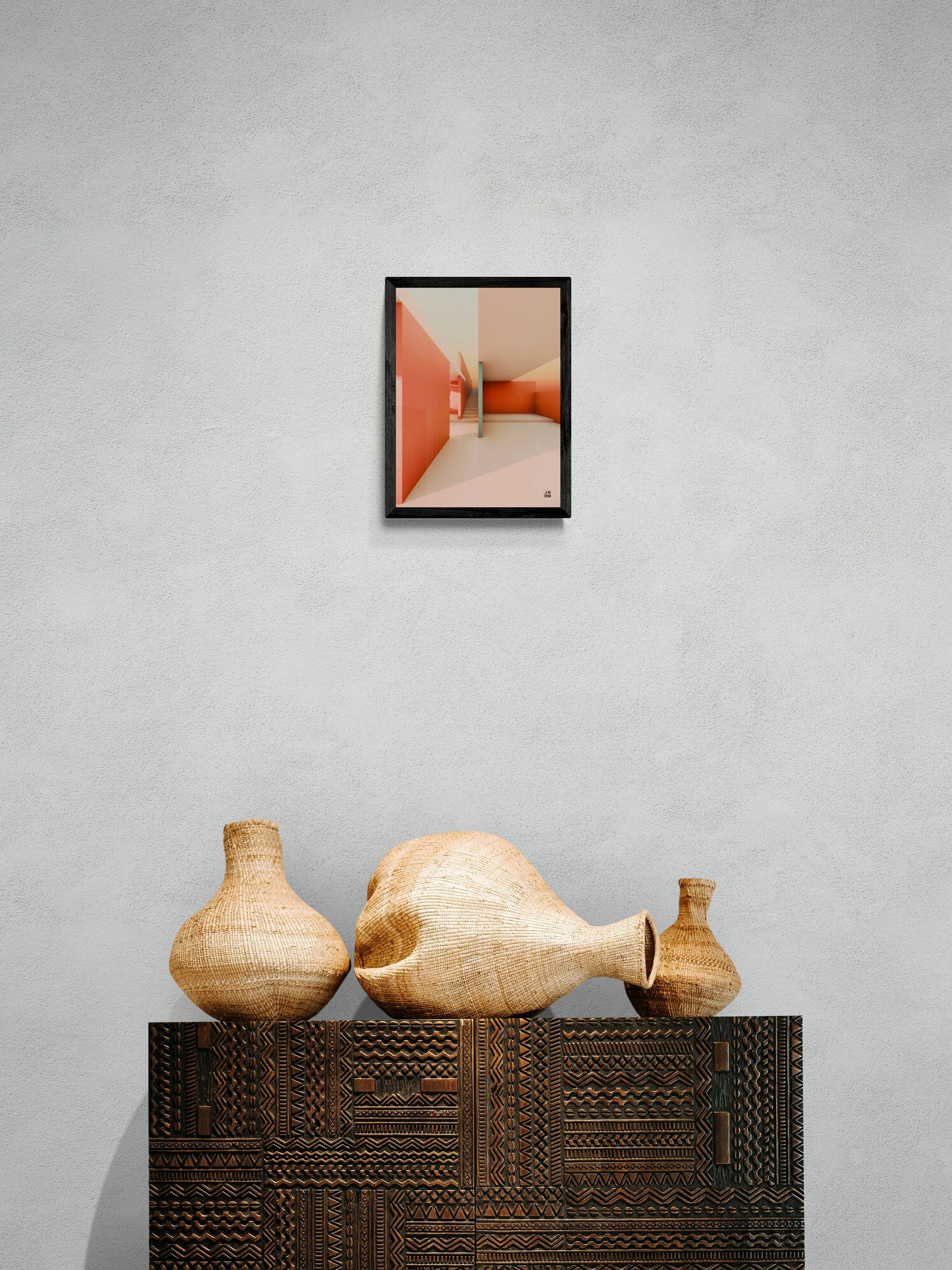 Architectural Landscape - Summer Pastel 03 12"x16" product image (1)