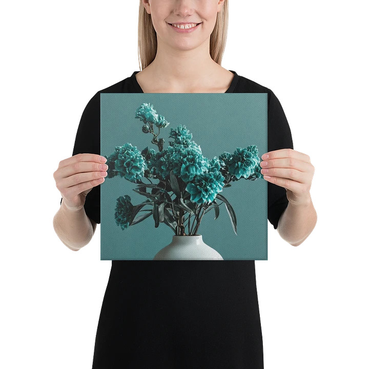Teal Flower Wall Art #576 product image (2)