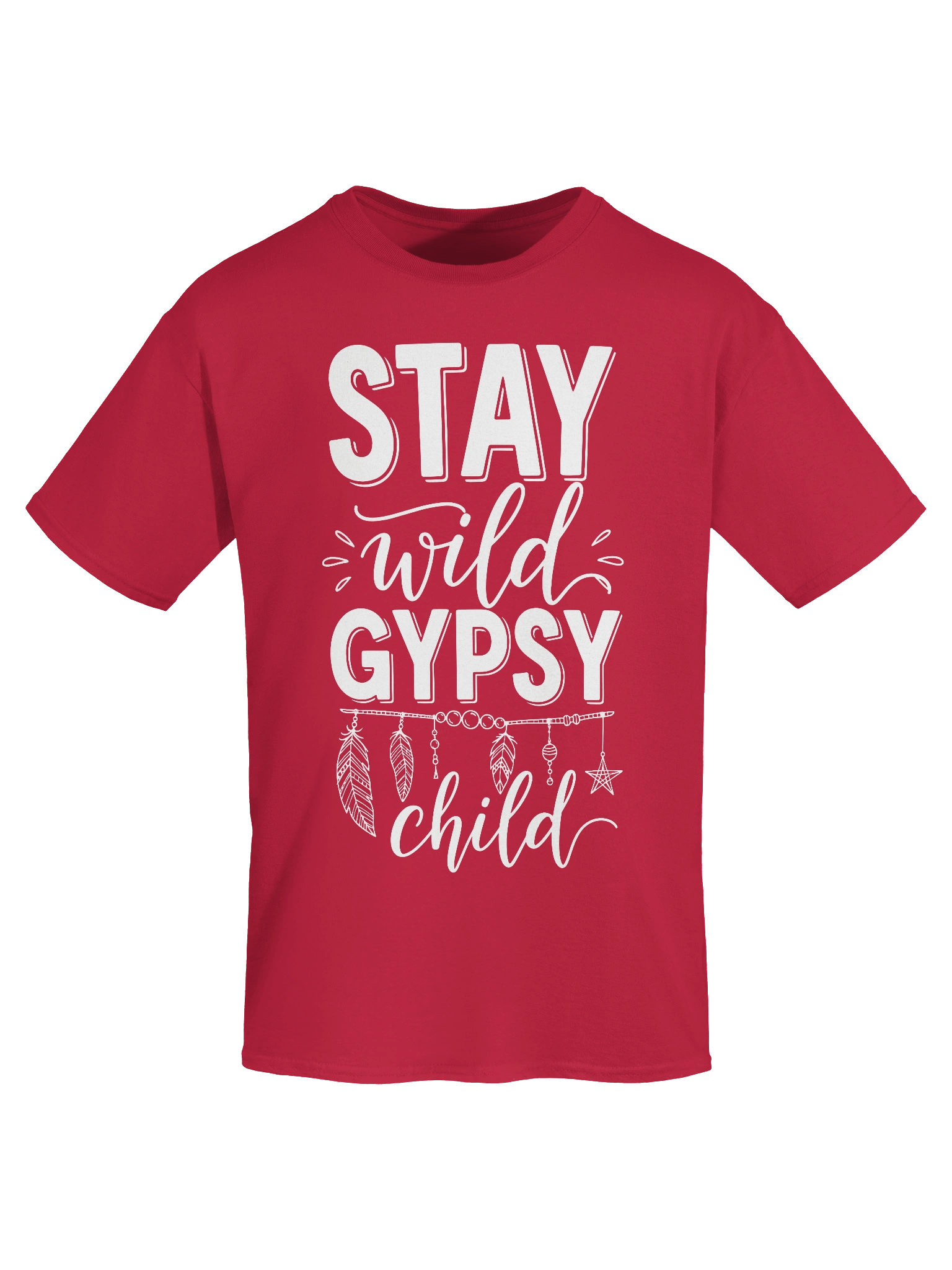 Boho Chic 'Stay Wild Gypsy Child' - Tee product image (61)