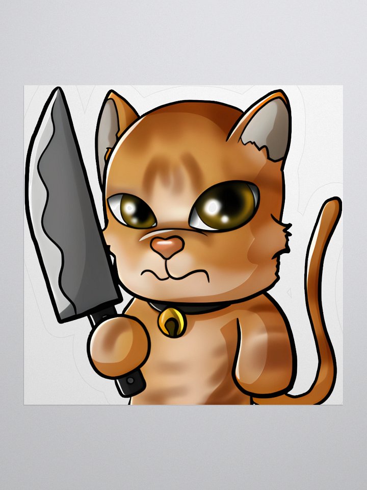 "Ember Grrrrr" Kiss Cut Sticker product image (1)