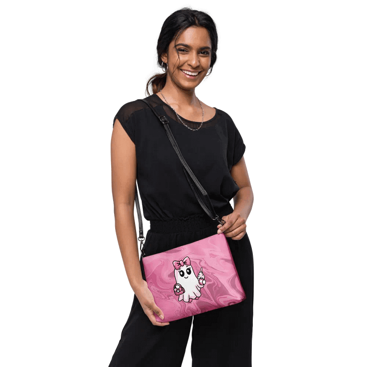 Cute Ghost Flip-Sided Faux Leather Crossbody Bag product image (2)