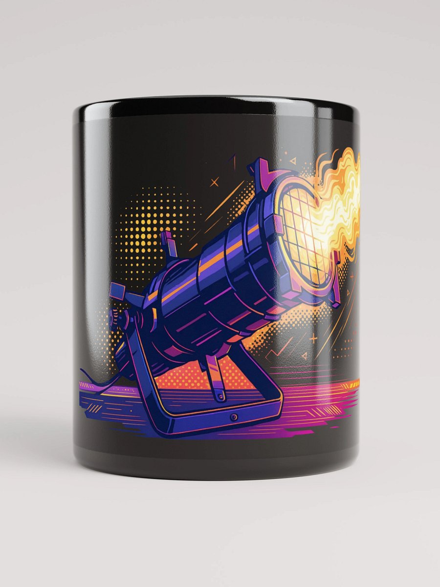 Theatrically Jerry: "Stylized Profile Spot" Ellipsodial Light Coffee Mug product image (9)
