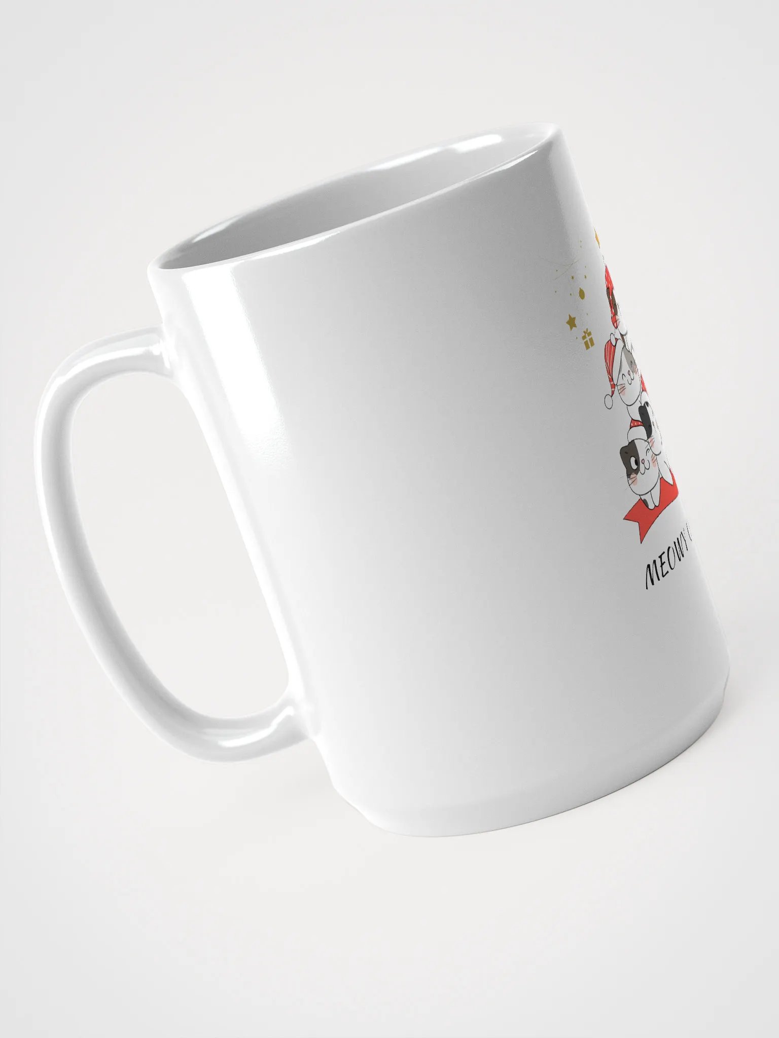 Cat Festive Christmas Mug product image (3)