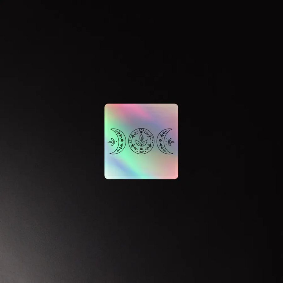 Triple Moon Sticker product image (4)