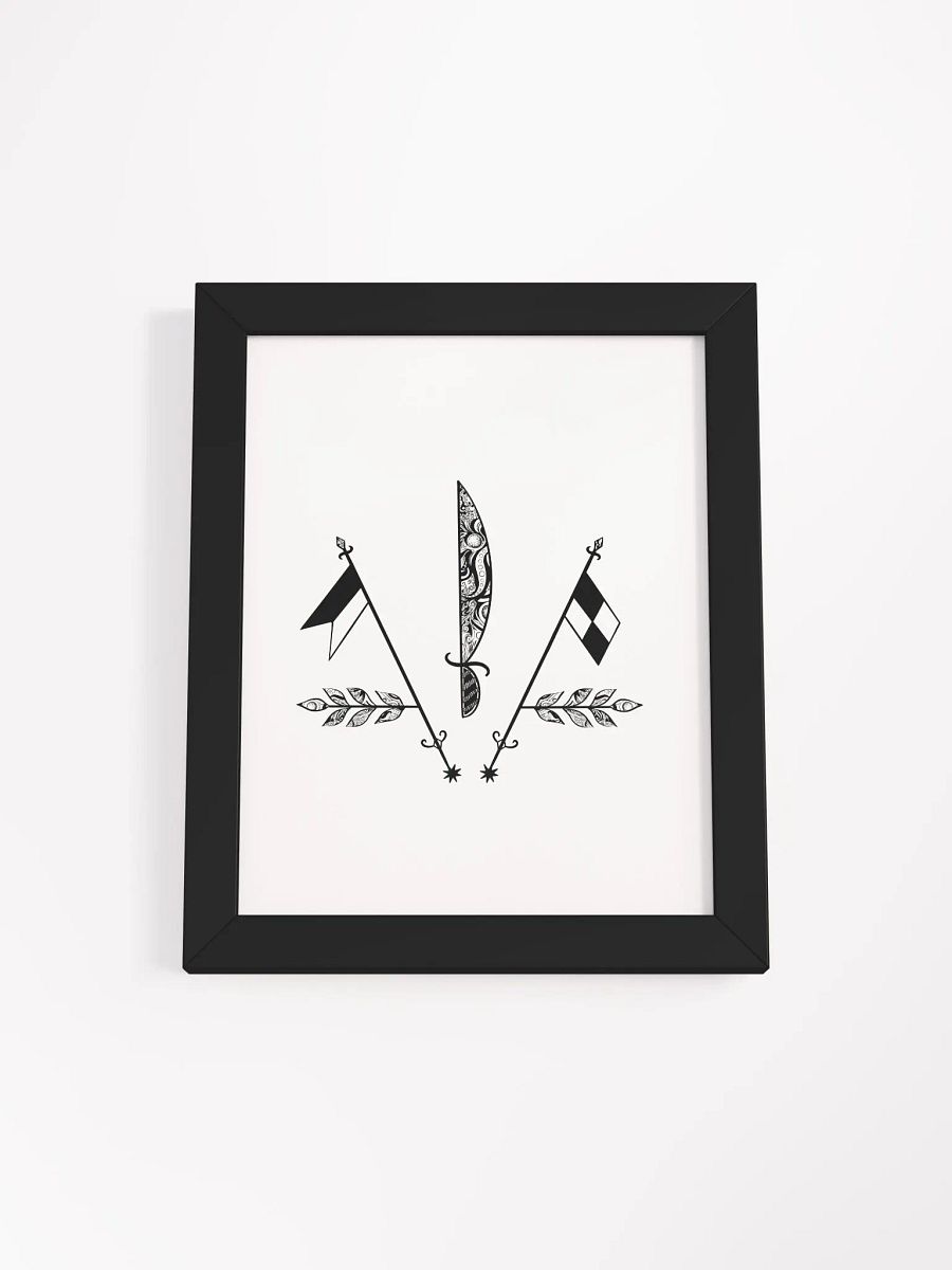 Frame with Ogou Sen Jacques vèvè product image (1)