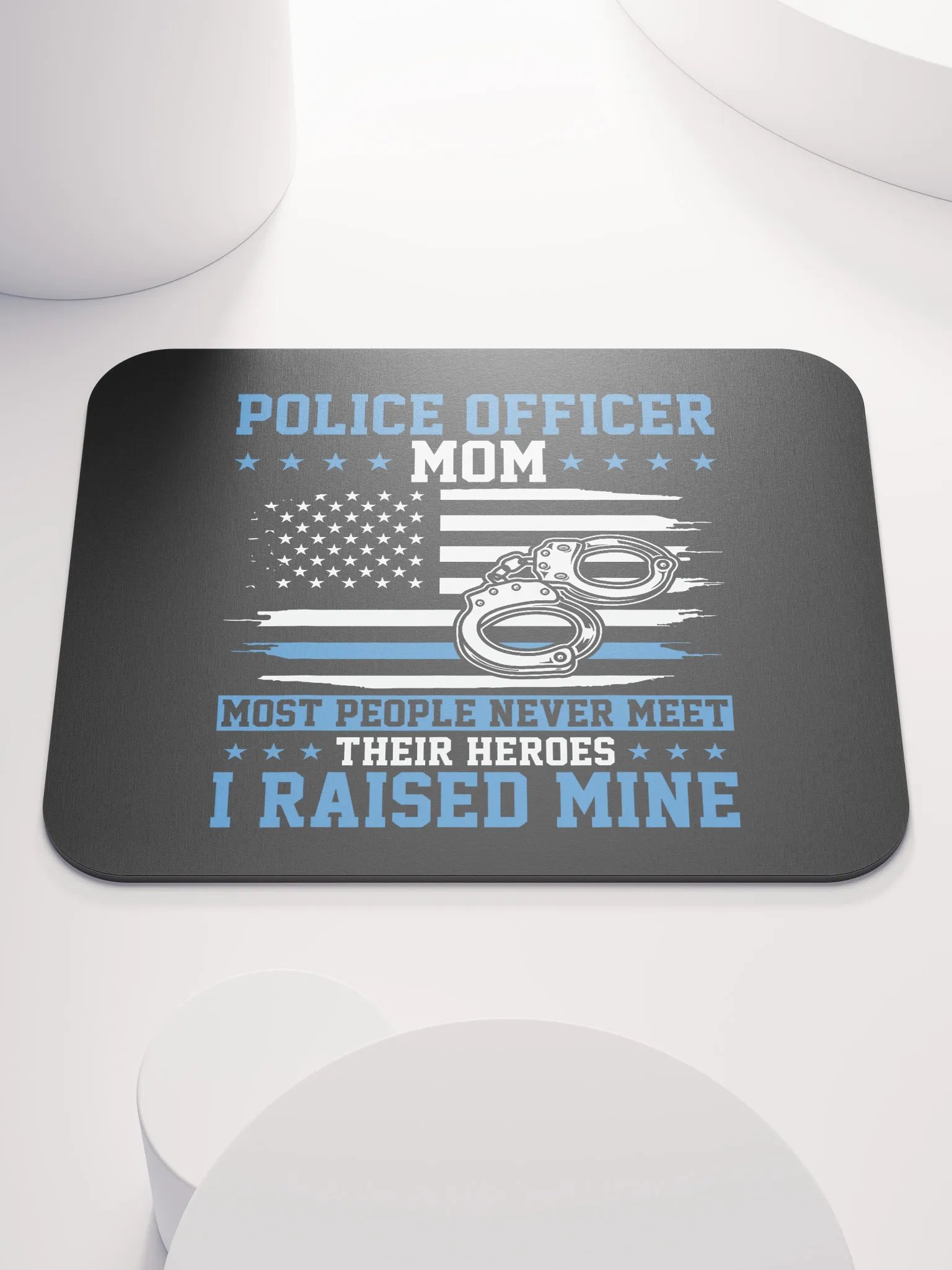 Police Officer Mom - Mouse Pad product image (1)