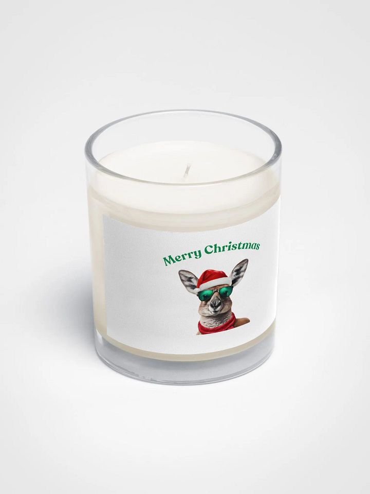 Kangaroo Claus Soy Wax Candle - Green product image (2)