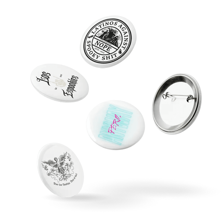 LatinosAgainstSpookyShit Variety Pins product image (9)