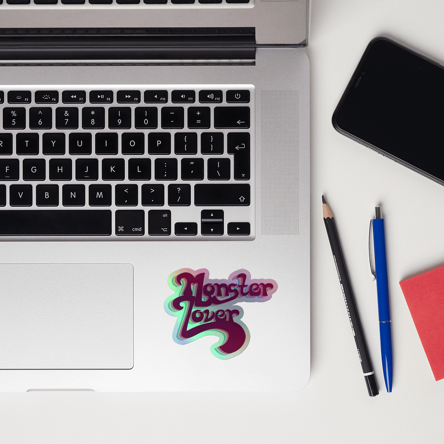 Monster Lover Holographic Sticker product image (12)
