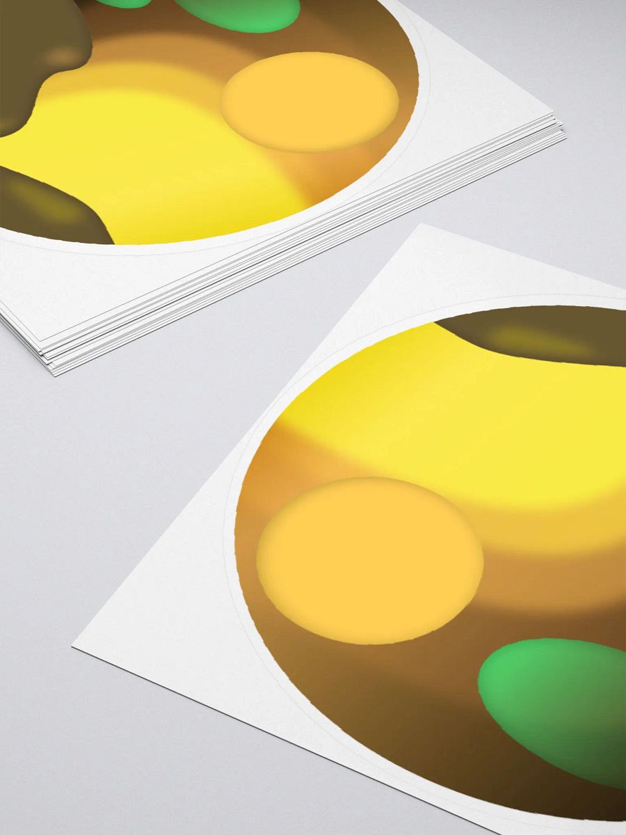 Sunset Mountain Landscape Sticker product image (4)