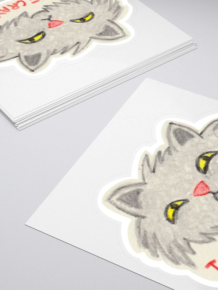 I Sniff Crayons Kiss Cut Sticker by Squibble Design product image (7)