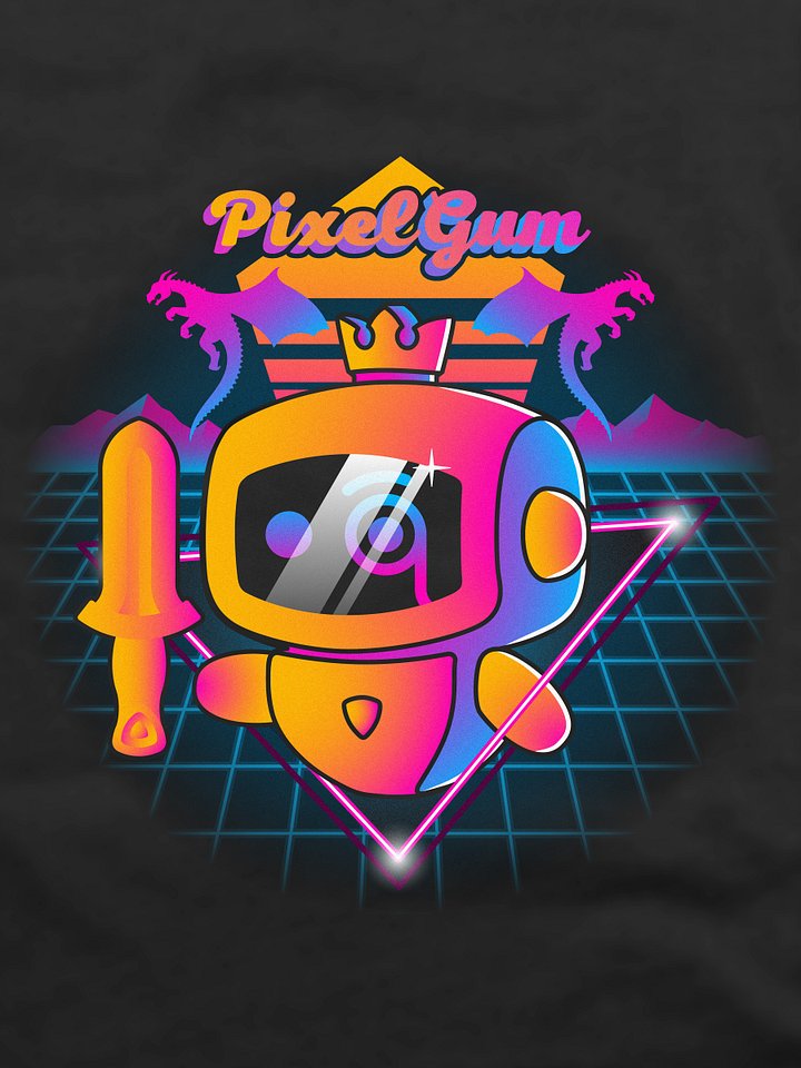 The Vanquisher - 80s Brightwave - PixelGum Tee product image (1)
