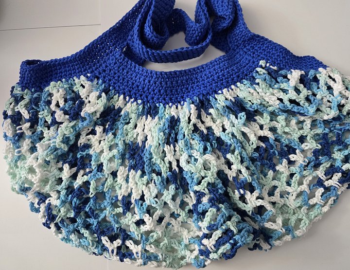 Large 2 Tone Hippi Market Bag product image (1)