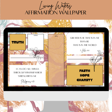 Living Waters Affirmation Wallpaper v6 product image (3)