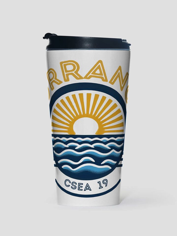TUSD/CSEA Sun & Waves Stainless Steel Travel Mug product image (2)