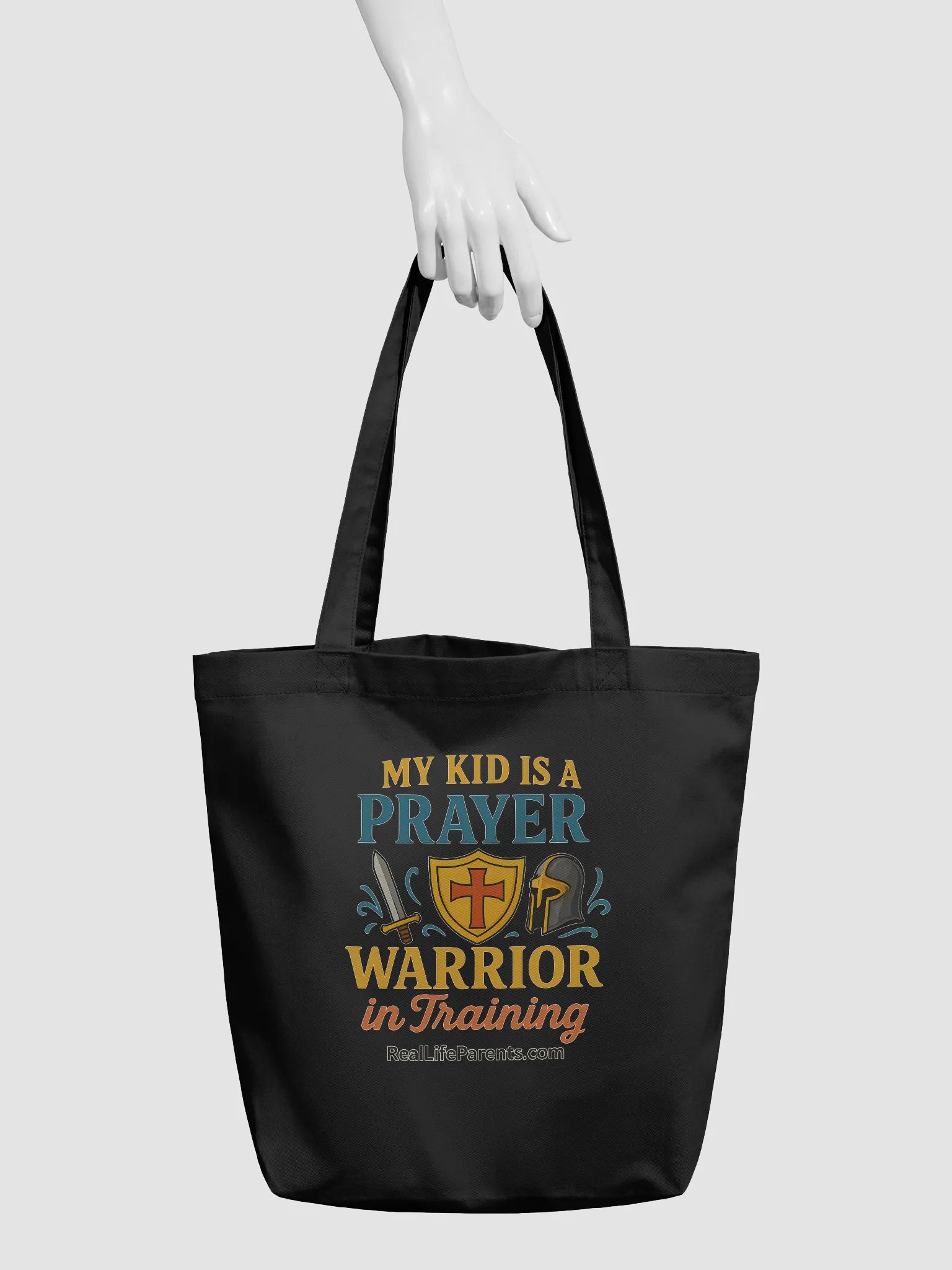 "My kid is a prayer warrior in training" - Tote Bag product image (3)